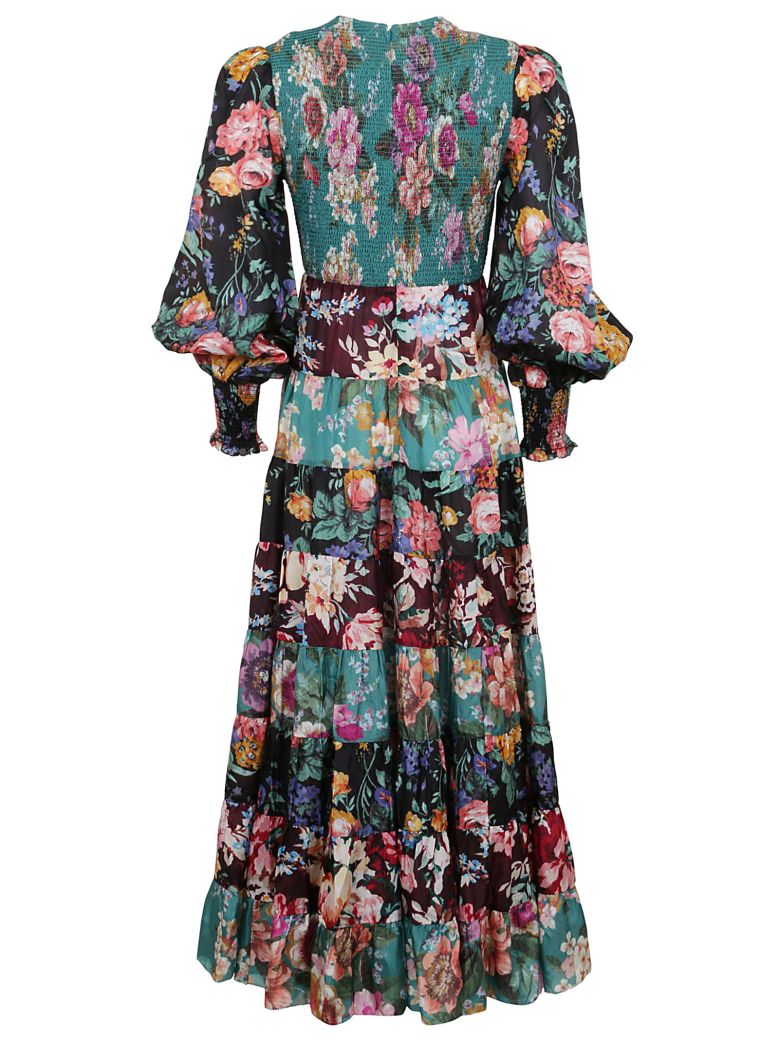 ZIMMERMANN ALLIA TIERED LONG DRESS,11003200