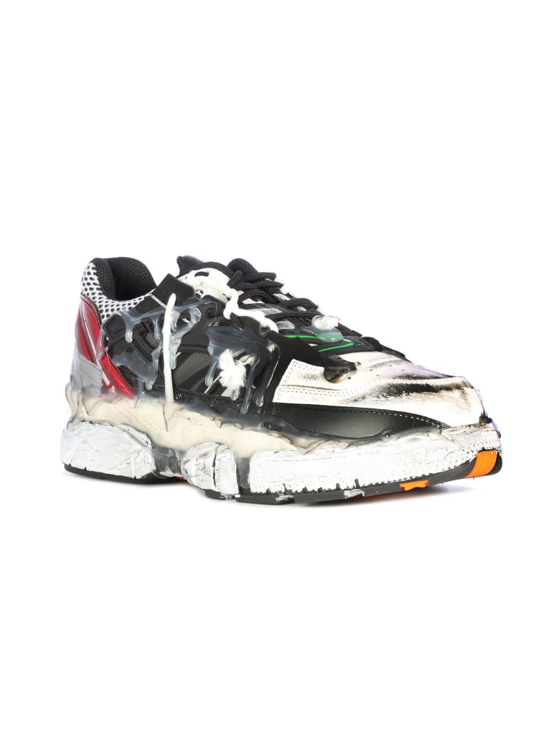 MAISON MARGIELA FUSION LOW TOP MIX FABRIC,11162313