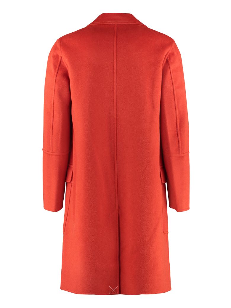 AMI ALEXANDRE MATTIUSSI WOOL AND CASHMERE COAT,11162079