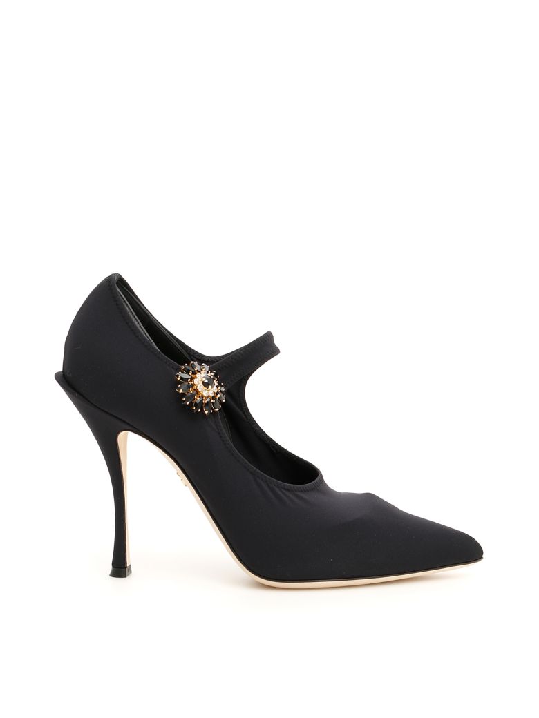 DOLCE & GABBANA STRETCH LORI MARY JANE PUMPS,11161879