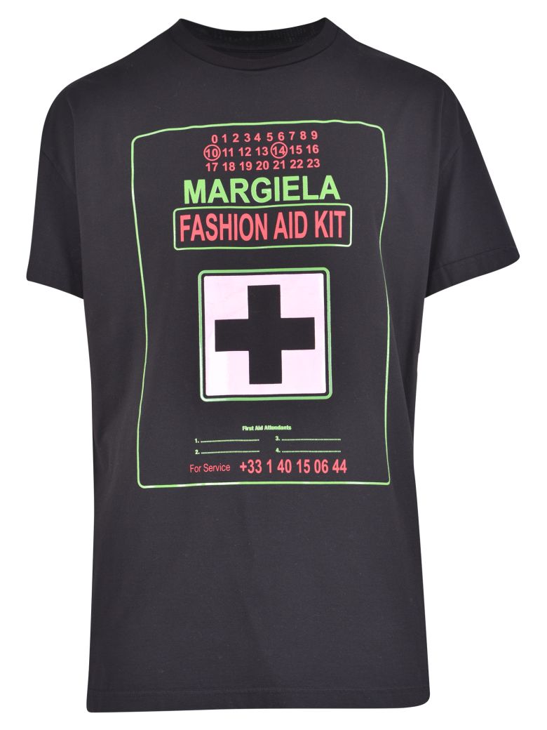 MAISON MARGIELA PRINTED T-SHIRT,11039936