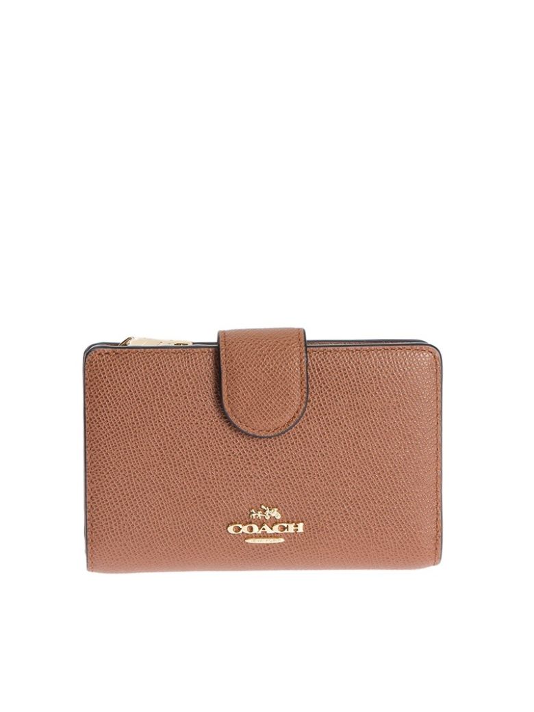 Coach Coach Leather Continental Wallet - Cuoio - 3679695 | italist