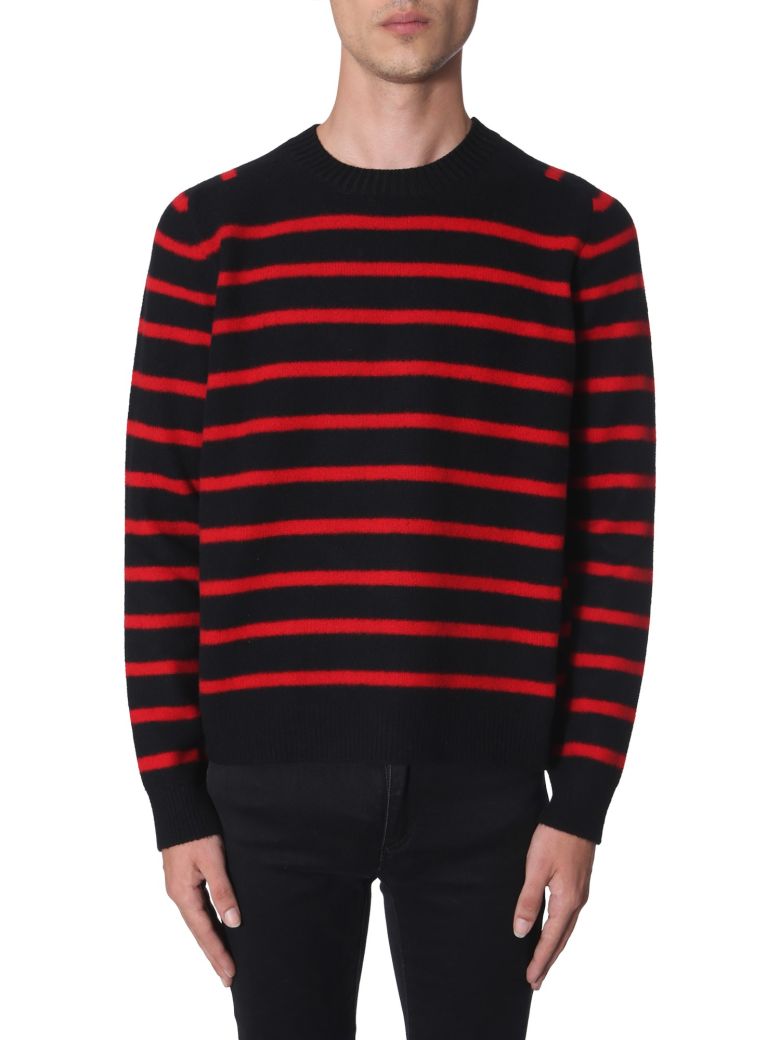 SAINT LAURENT STRIPED SWEATER,11026194