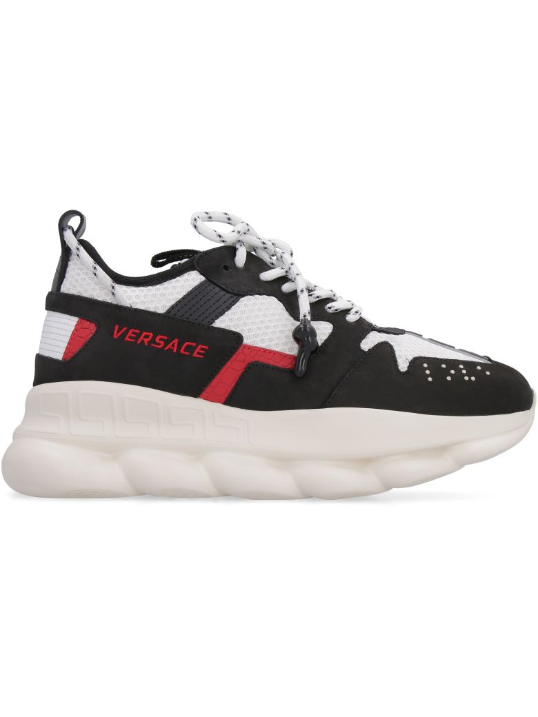 VERSACE CHAIN REATION 2 LACE-UP SNEAKERS,11018568