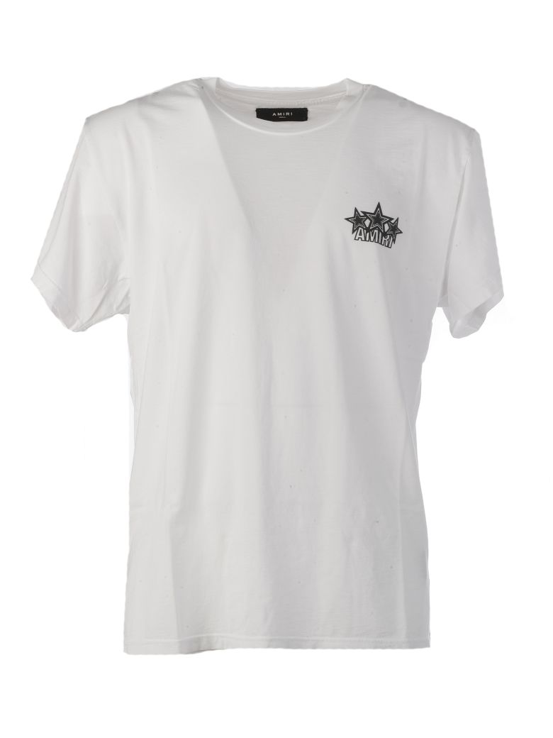 AMIRI Amiri Logo T-shirt - White Black - 10805509 | italist