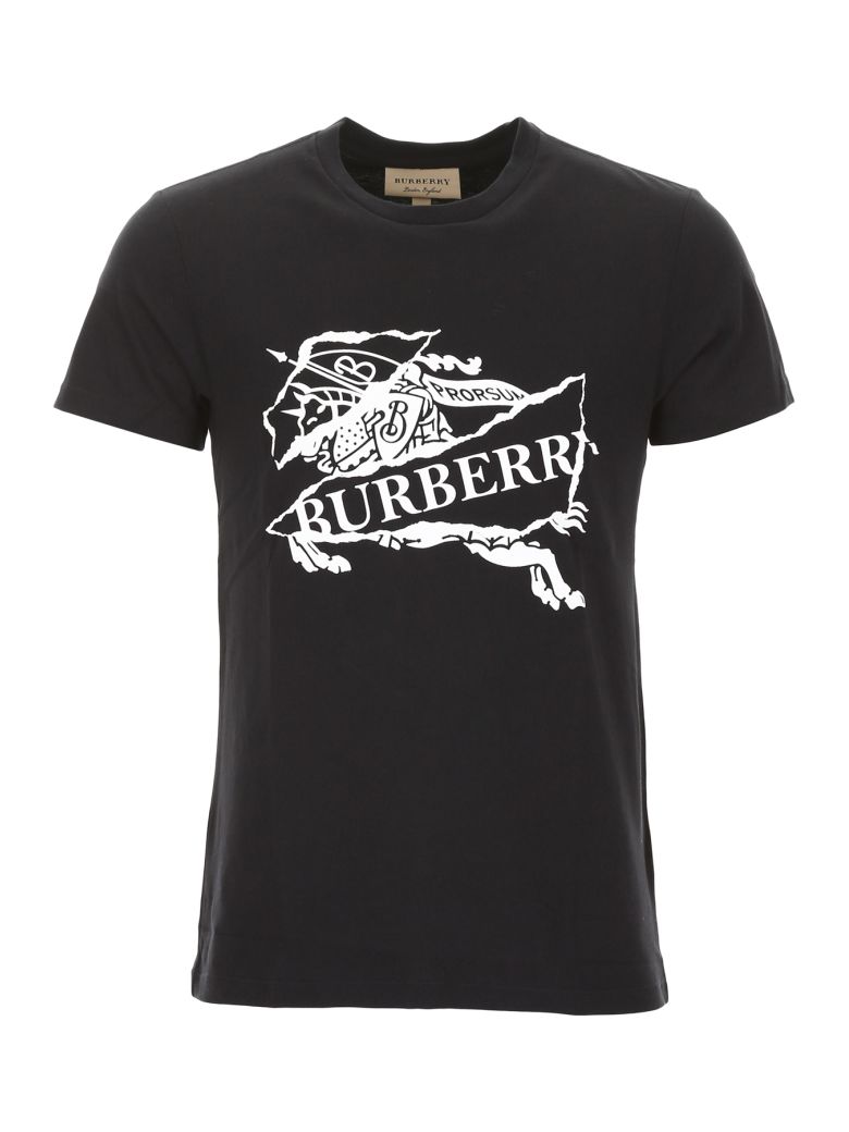 Burberry Burberry Logo Print T-shirt - BLACK|Nero - 10777345 | italist