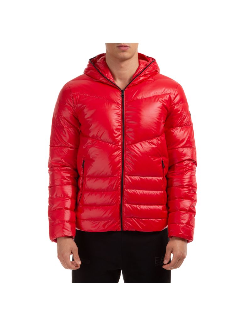 red ea7 coat