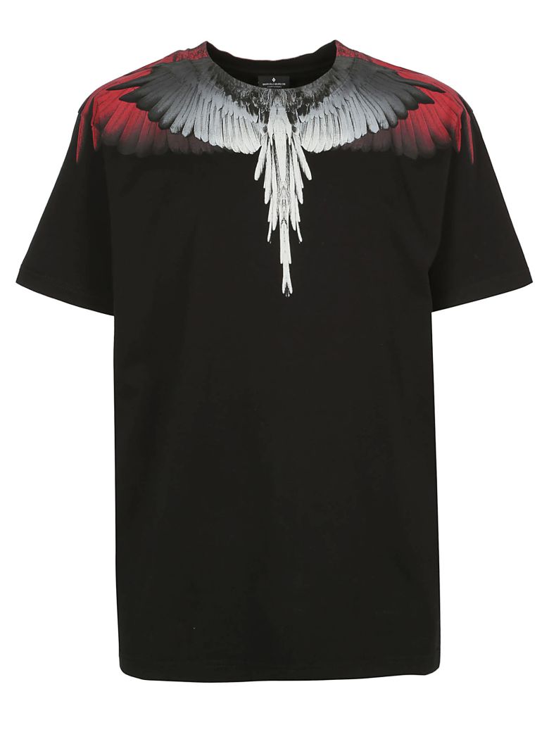 Marcelo Burlon Marcelo Burlon Wings T-shirt - Black red - 10815015