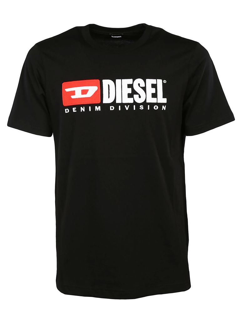 Diesel Diesel Logo Appliqué T-shirt - Black - 10640829 | italist