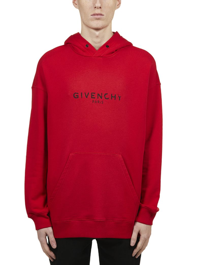Givenchy Givenchy Paris Logo Vintage Hoodie - Rosso nero - 10785167 ...