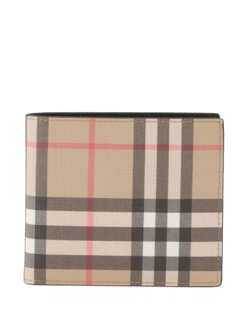 BURBERRY CHECK WALLET,11091994