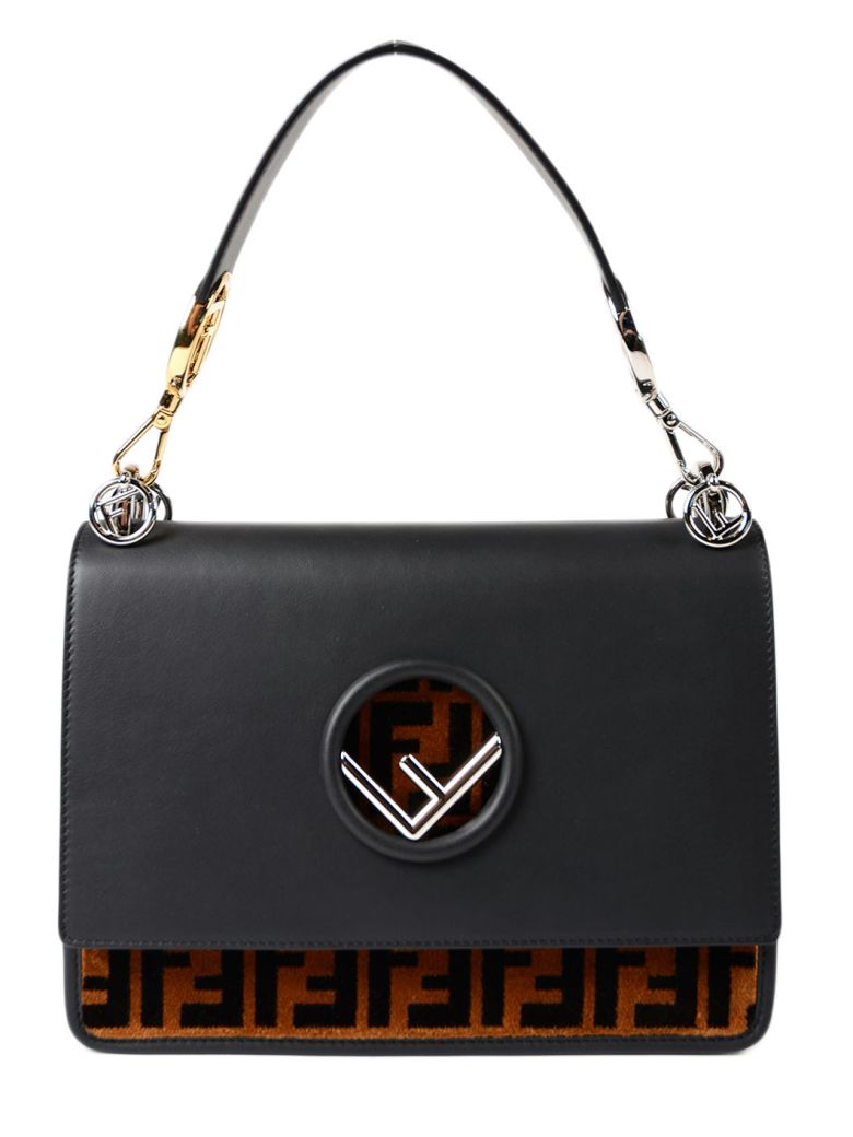 Fendi Fendi W Kan I Shoulder Bag - Crd Tabacco+nero - 10578312 | italist