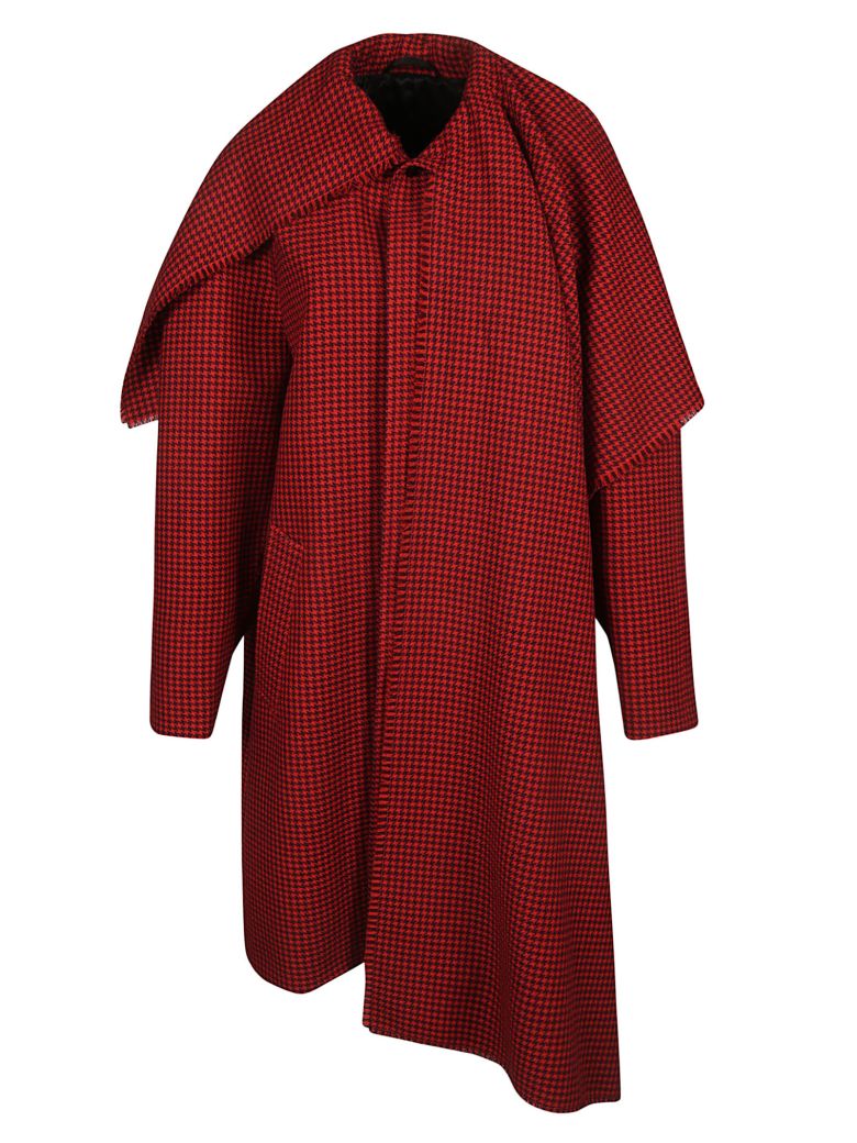 BALENCIAGA HOUNDSTOOTH COAT,11040804