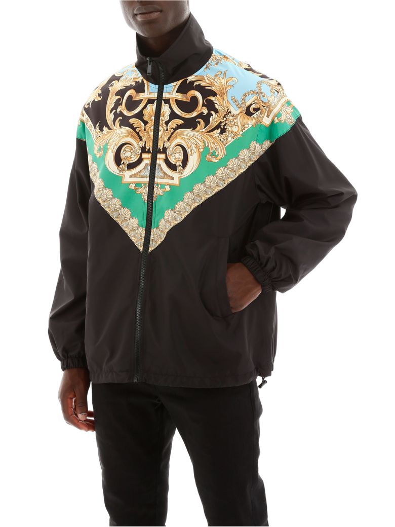 VERSACE BAROCCO PRINT JACKET,10987987