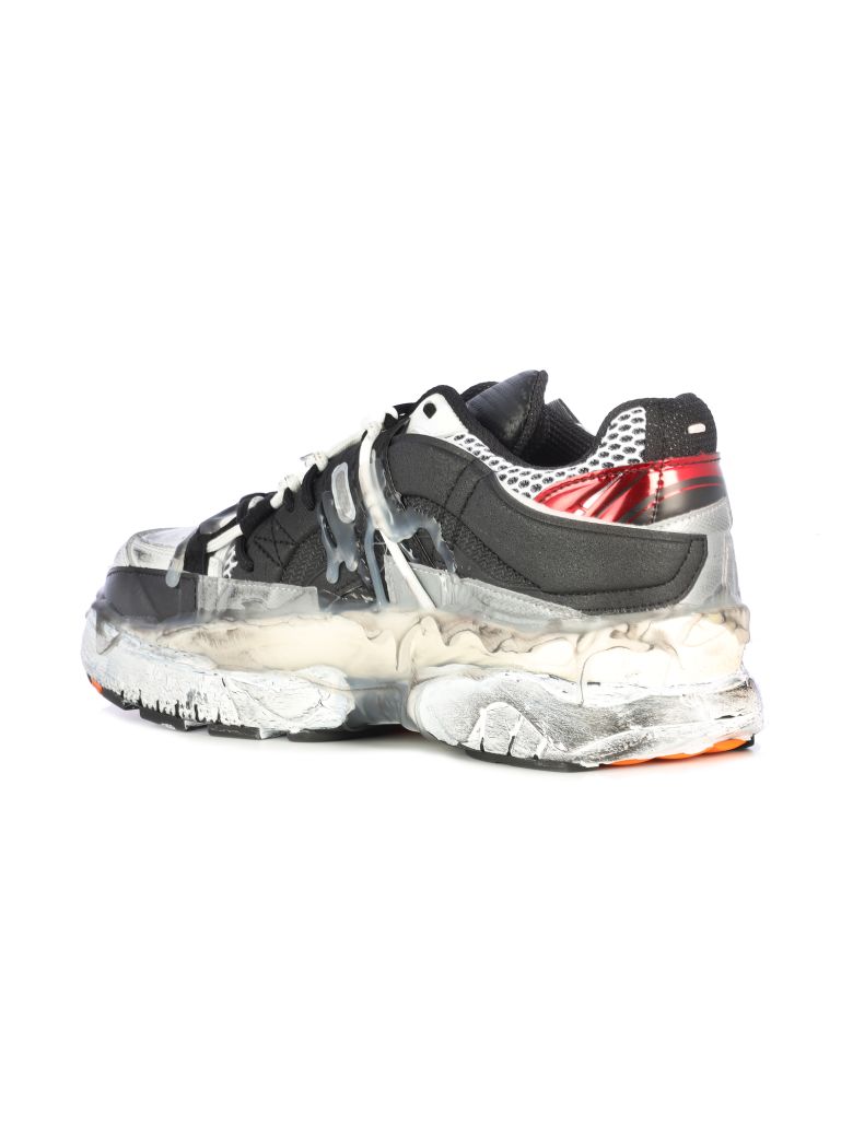 MAISON MARGIELA FUSION LOW TOP MIX FABRIC,11162313