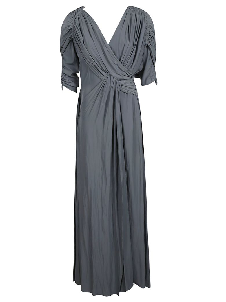 Lanvin Lanvin Long Draped Dress - Light Blue - 10847469 | italist