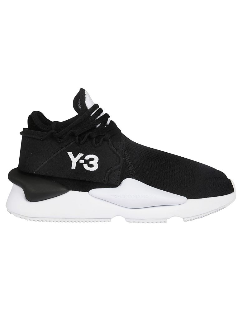 Y-3 Adidas Logo Embroidered Sneakers - Black - 10841151 | italist