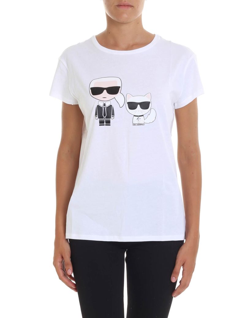 Karl Lagerfeld Karl Lagerfeld - T-shirt - White - 10676027 | italist