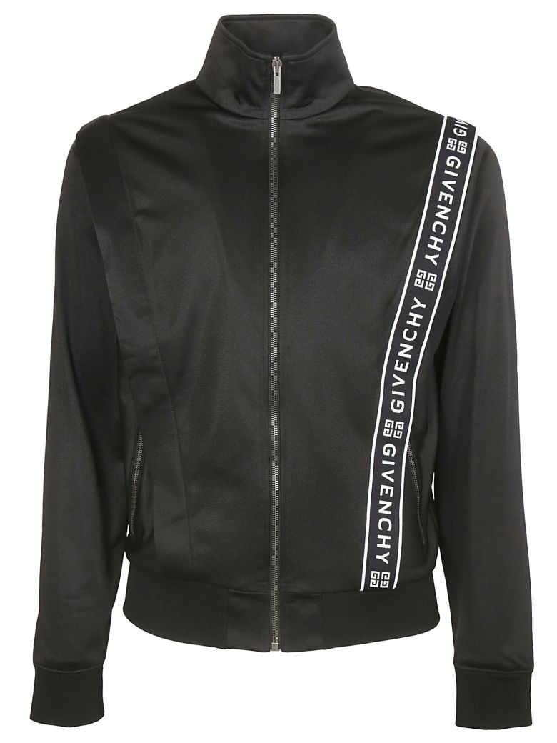 Givenchy Givenchy Logo Band Track Jacket - BLACK - 10860160 | italist