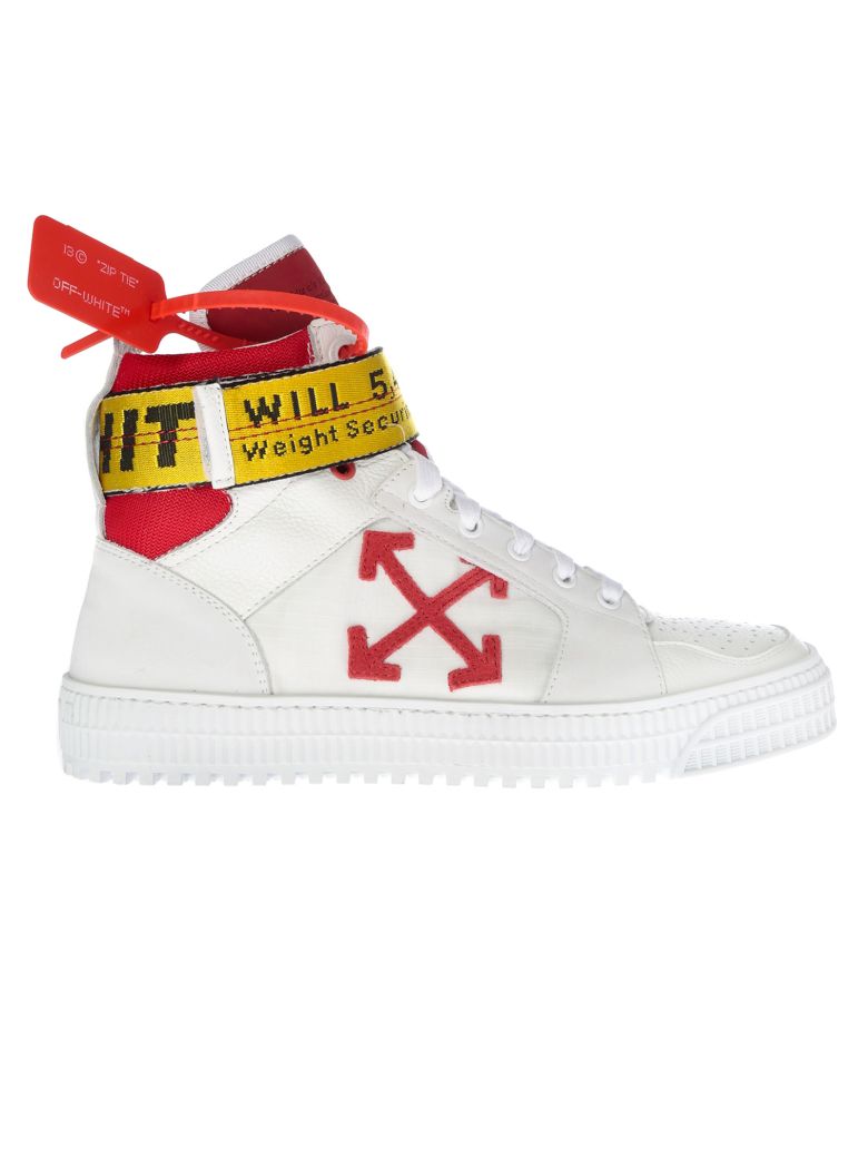 off white industrial hi top