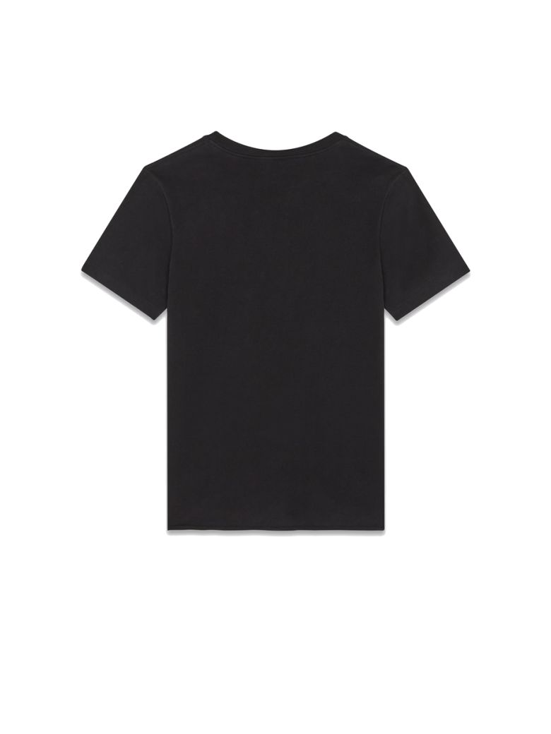 SAINT LAURENT LOGO CREWNECK T-SHIRT,11008803