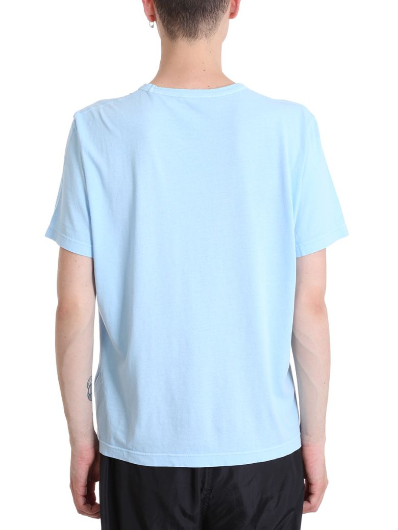 Our Legacy Our Legacy Light Blue Cotton T-shirt - cyan - 10631250 | italist