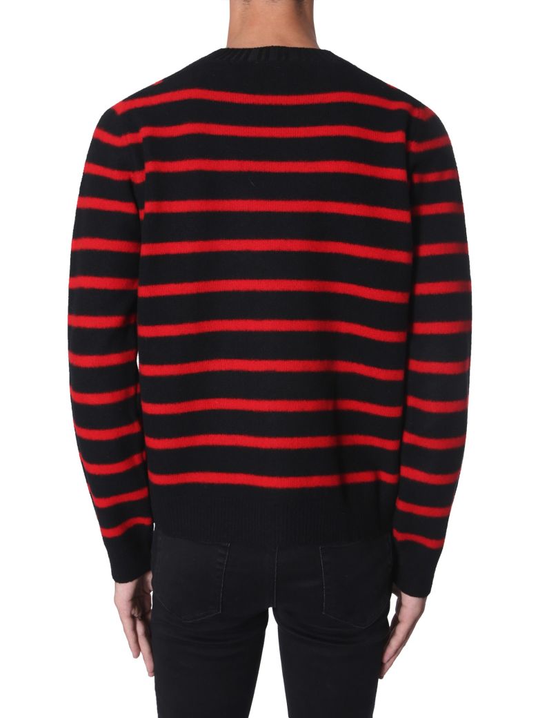 SAINT LAURENT STRIPED SWEATER,11026194