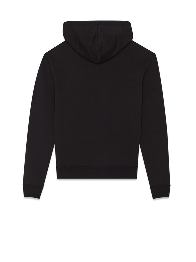 SAINT LAURENT LOGO PRINT HOODIE,11054466
