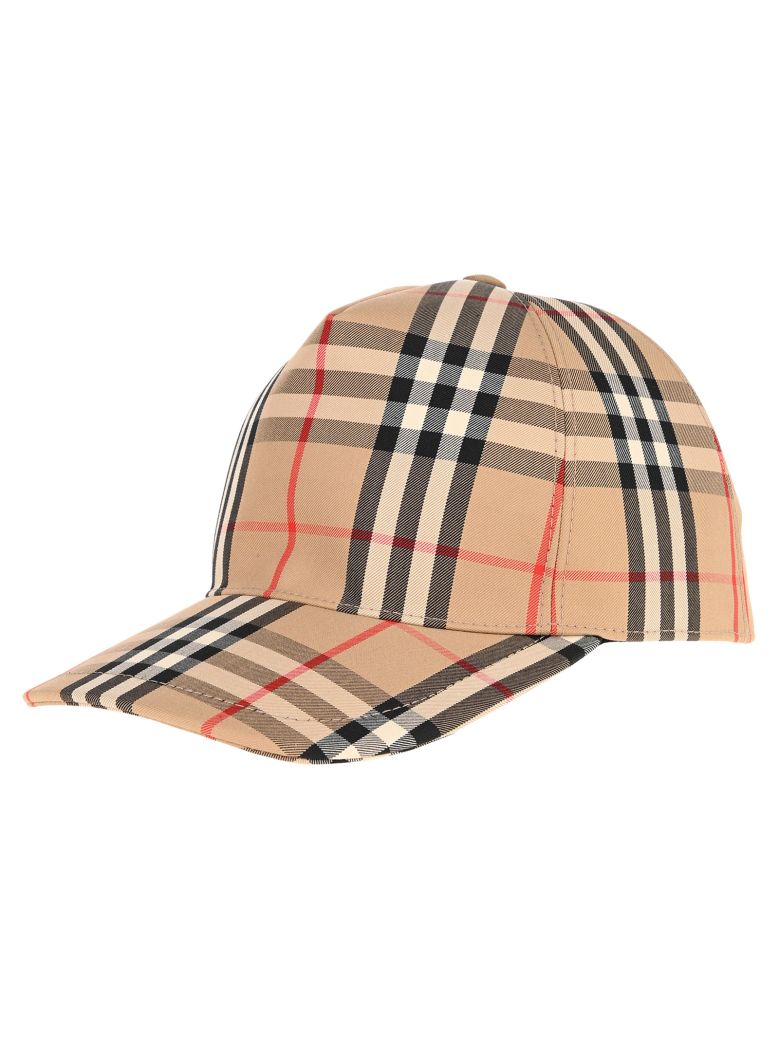 BURBERRY VINTAGE CHECK BASEBALL CAP,11129472