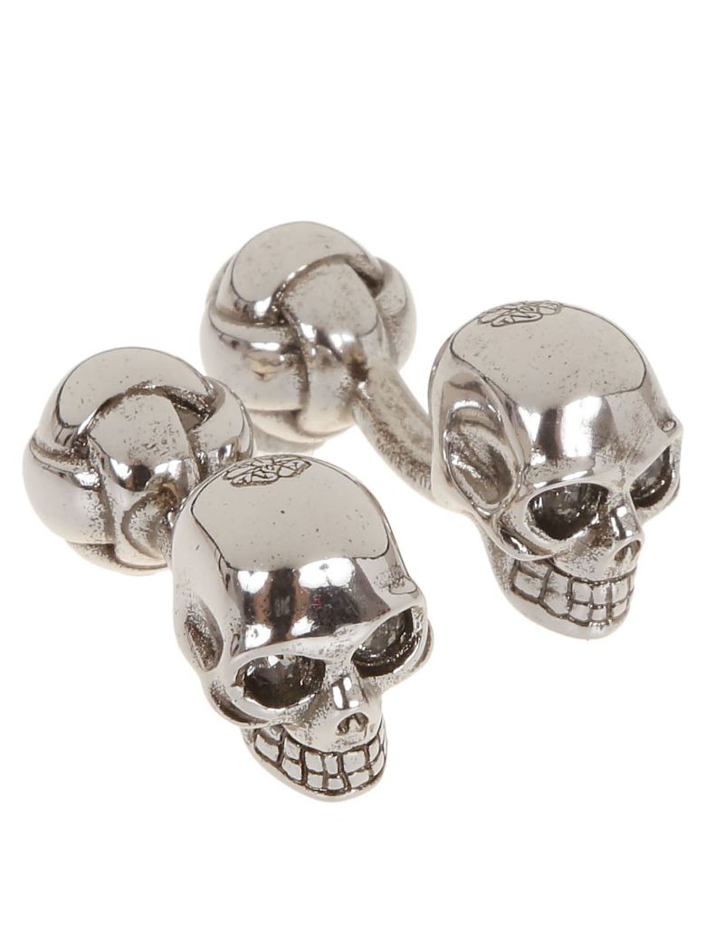 Alexander McQueen Alexander Mcqueen Skull Cufflinks - Diamond ...