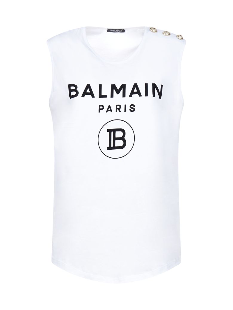 BALMAIN SHORT SLEEVE T-SHIRT,10983431