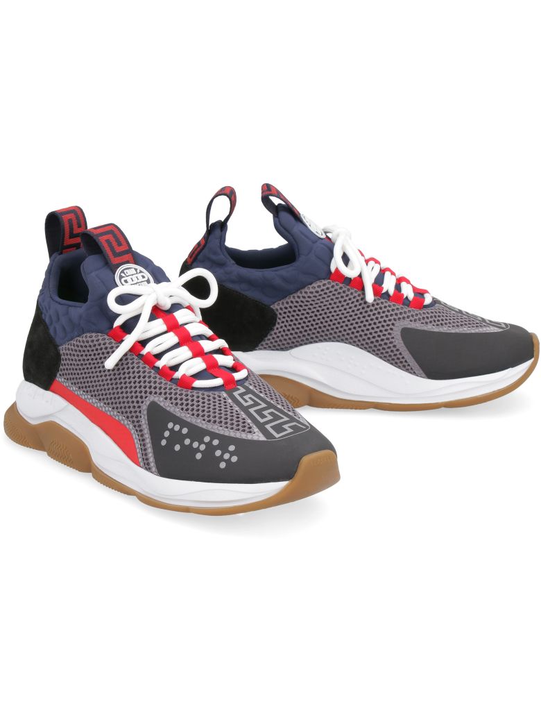 VERSACE CROSS CHAINER SNEAKERS,10988442