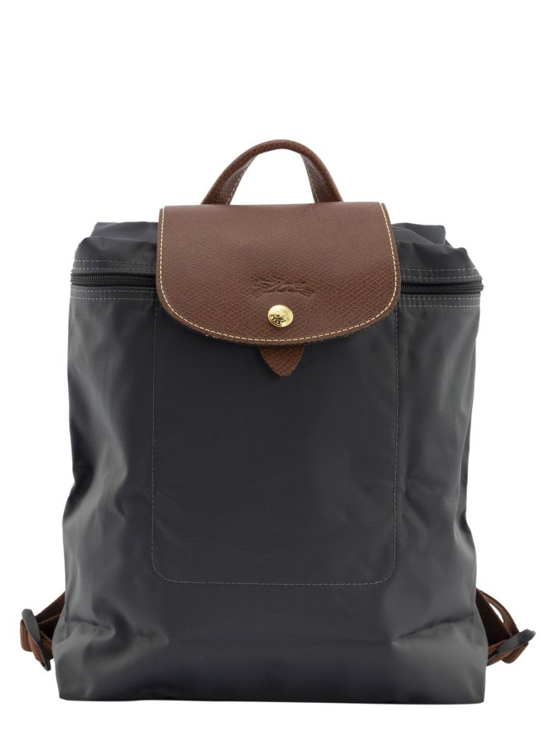 longchamp backpack grey