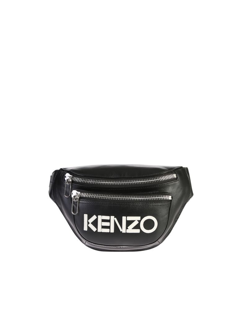 Kenzo Kenzo Branded Belt Bag - Black - 10851544 | italist