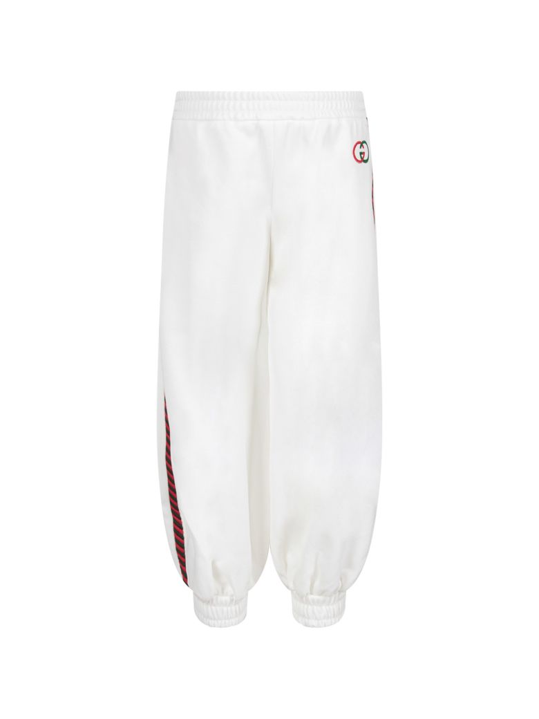 gucci white sweatpants
