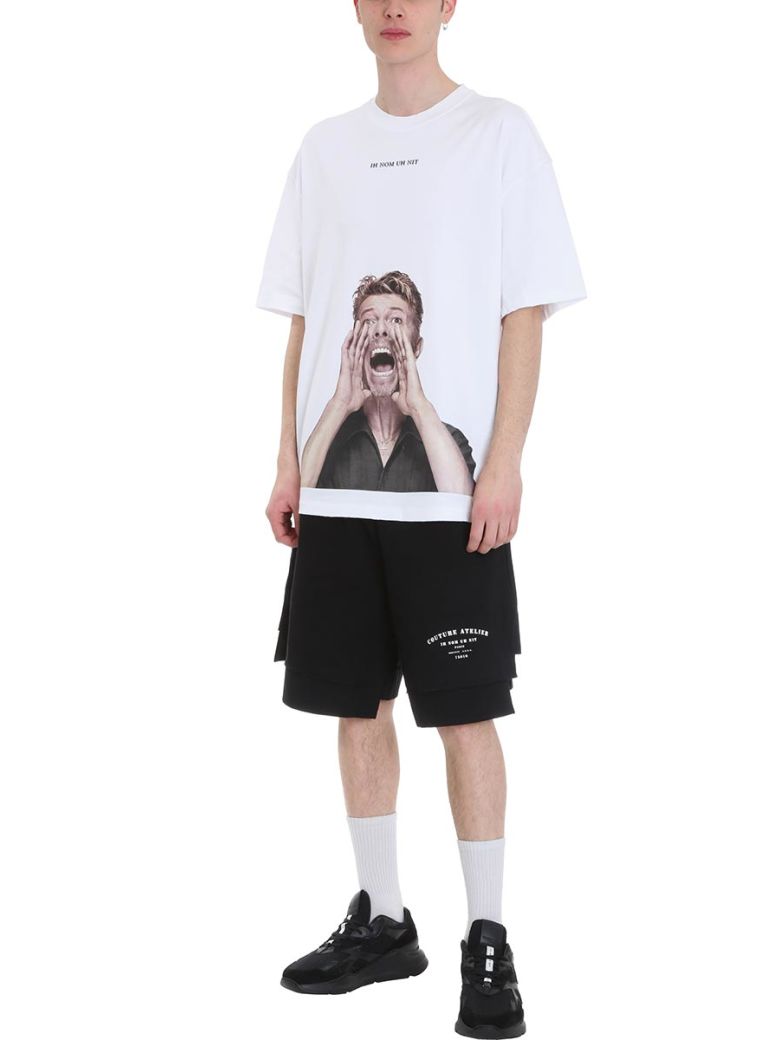 IH NOM UH NIT BOWIE SCREAM WHITE COTTON T-SHIRT