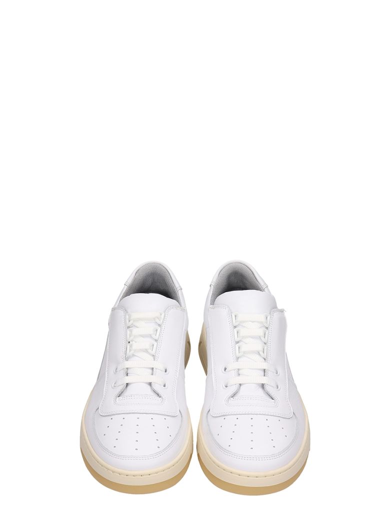 ACNE STUDIOS PEREY SNEAKERS IN WHITE LEATHER,11010175