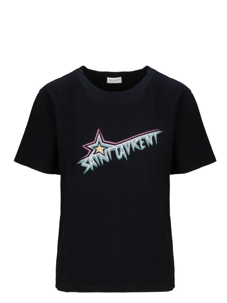 SAINT LAURENT SHORT SLEEVE T-SHIRT,11056216