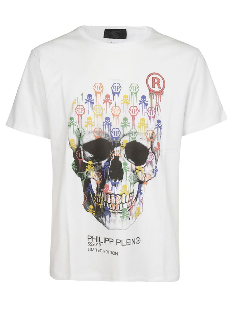 Philipp Plein Philipp Plein Skull Logo T-shirt - White - 10831073 | italist