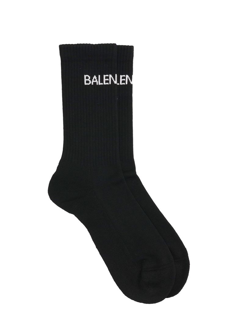 Balenciaga Balenciaga Black Cotton Socks - black - 10629748 | italist