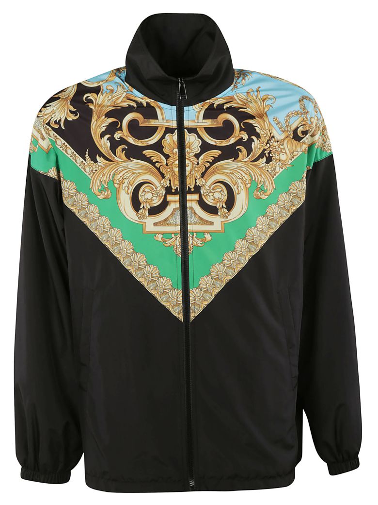 VERSACE PRINTED TRACK JACKET,10983068