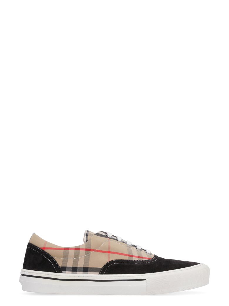 BURBERRY CHECK PATTERN SNEAKERS,11154263