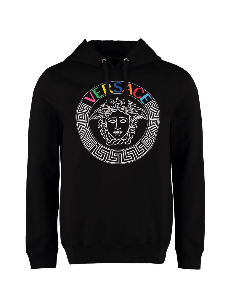 VERSACE COTTON HOODIE,10981795