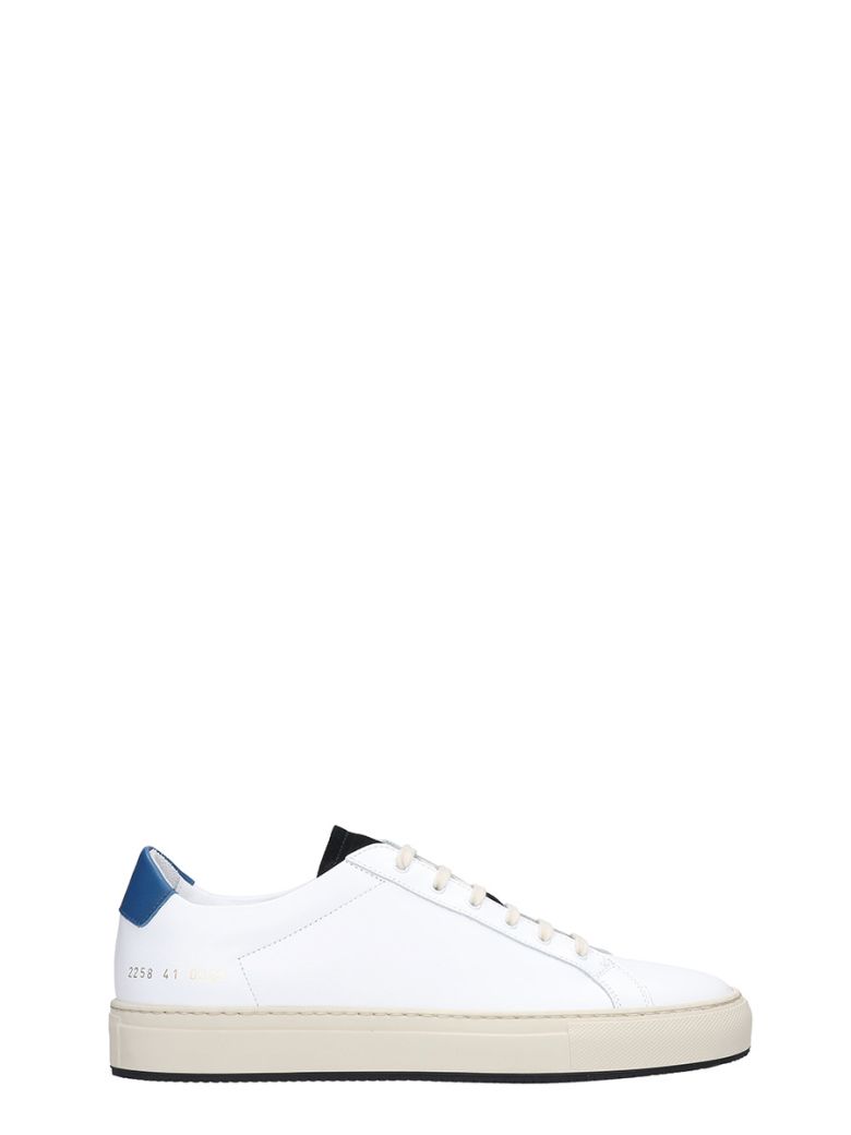 common projects white leather sneakers