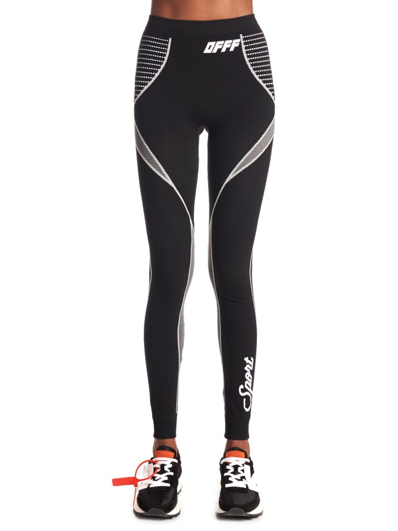 OffWhite Offwhite 'athletic Leggings' Leggings Black 10896295