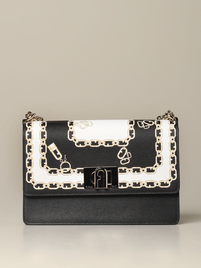 furla bag with chain