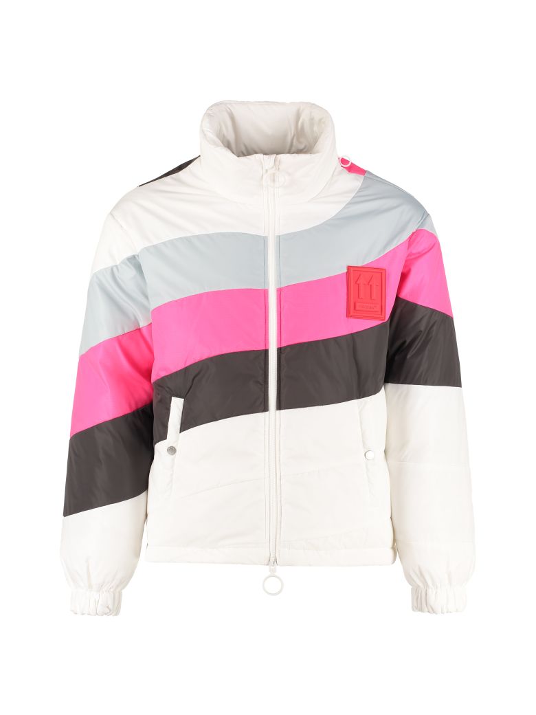OFF-WHITE EXTRACTABLE HOOD DOWN JACKET,11028298