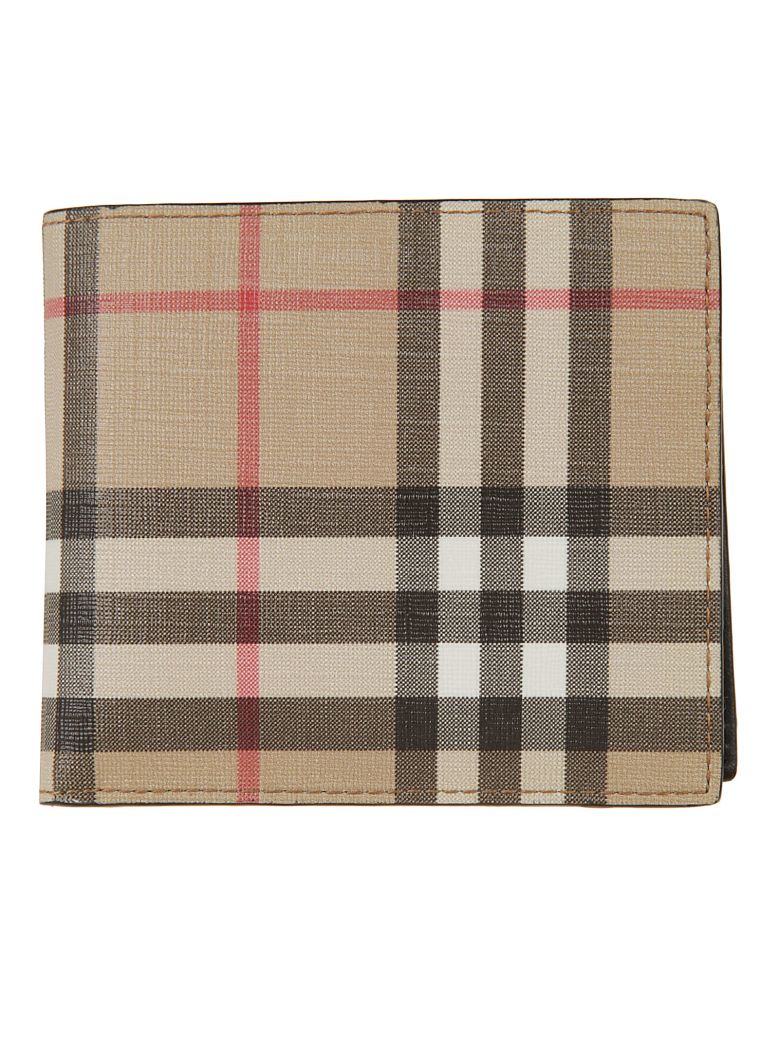 BURBERRY CC BILL COIN VINTAGE CHECK WALLET,11109905