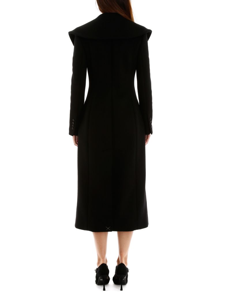 DOLCE & GABBANA LONG WOOL COAT,11122482