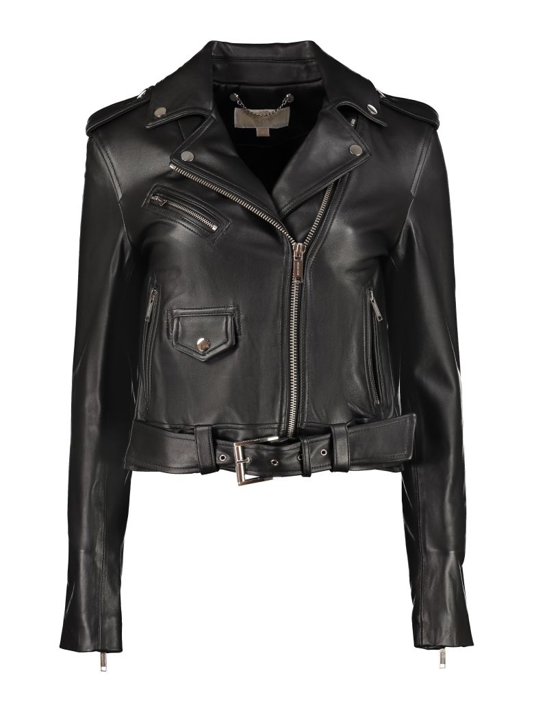 micheal kors leather jacket